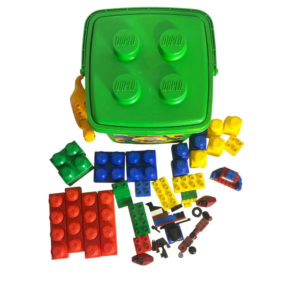 LEGO Large Block Containers #3036 #1744 #4103 Empty Bucket-Excellent-Lot of 3